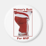 Homer's Butt For MVP Fridge Magnet