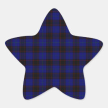 Homes Tartan Star Stickers