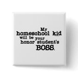 Homeschool Boss Buttons