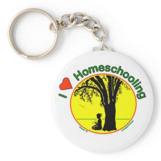Homeschool Girl Keychain keychain