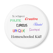 homeschool kid 2 magnets by bubbelcat homeschool kid 2 magnets