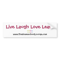 Homeschool Lounge Bumper Sticker bumper stickers by homeschoollounge Homeschool Lounge Bumper Sticker bumper stickers