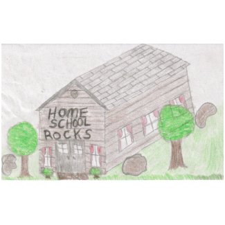 Homeschool Rocks Poster print