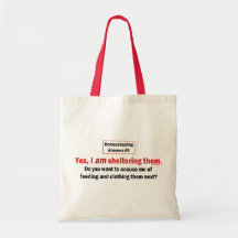 Homeschool Shelter Canvas Bags