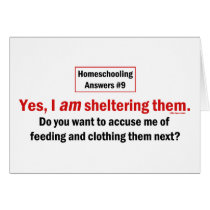 Homeschool Shelter Greeting Card