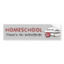 Homeschooling | Bumper Sticker | Customizable