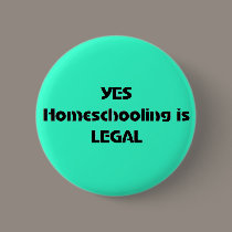 Homeschooling is Legal Button by musicisourhigh Homeschooling is Legal Button