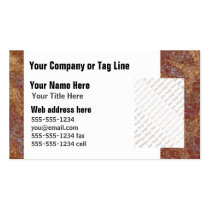Homespun business card with changeable color business cards