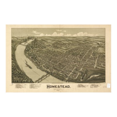map of pennsylvania rivers. Homestead Pennsylvania 1902