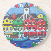 Hometown Festival Coaster by Lisa Lorenz