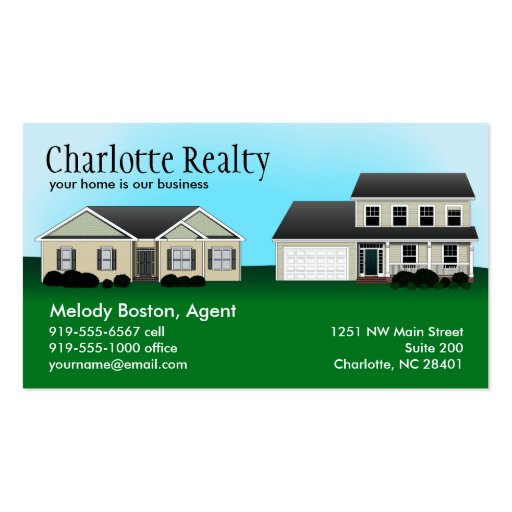 Hometown Real Estate Business Cards
