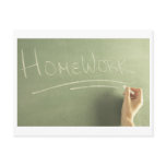 Homework Banner Post Card