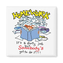 Homework magnets