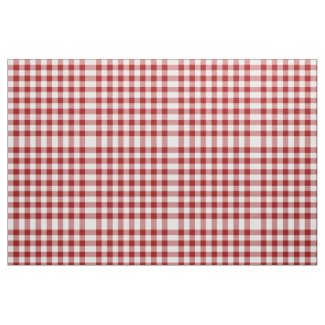 Homey Red and White Gingham Pattern