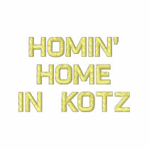 HOMIN' HOME IN KOTZ embroidered shirts by kotzradio HOMIN' HOME IN KOTZ embroidered shirts