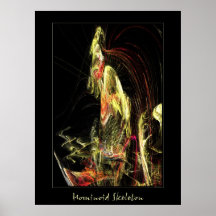 Hominoid Skeleton Print