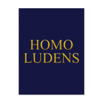 Homo Ludens latin latin Post Card