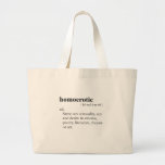 HOMOEROTIC (definition) Canvas Bags