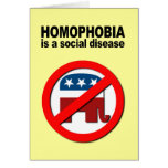 Homophobia is a social disease cards