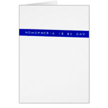 Homophobia Is So Gay Greeting Cards