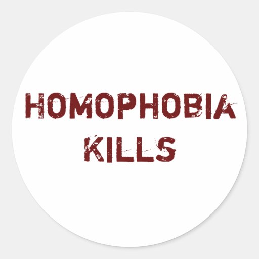 Homophobia Kills Sticker