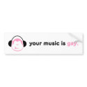 Homophonic Bumper Sticker bumper stickers