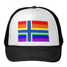 homosexual orgulloso gay de la bandera del arco ir gorros  