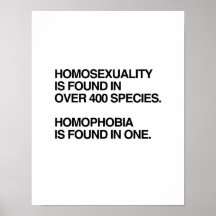 HOMOSEXUALITY IS FOUND IN 400 SPECIES PRINT