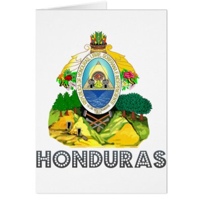Honduran Emblem Card by FlagStore