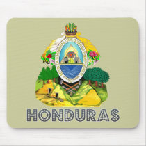 Honduran Emblem Mouse Mats