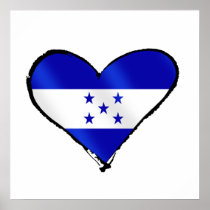 Honduran Love - I Love Honduras flag gifts Posters