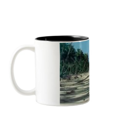 Honduras beach coffee mug by SandraTAlexander