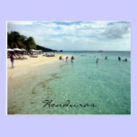 honduras beach postcards