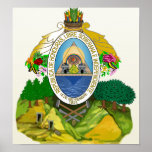 Honduras Coat of Arms detail Poster
