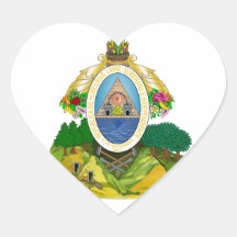 Honduras Coat of arms HN Sticker