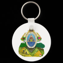 Honduras Coat of Arms keychains