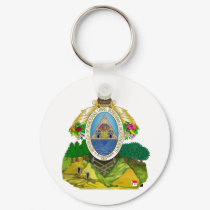 Honduras coat of arms keychains