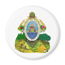 Honduras coat of arms magnets