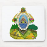 Honduras coat of arms mousepads
