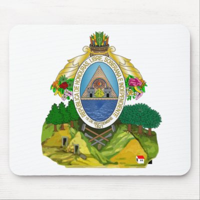 Honduras Coat of Arms Mouse Pad by kamranistan