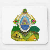 Honduras Coat of Arms Mouse Pads