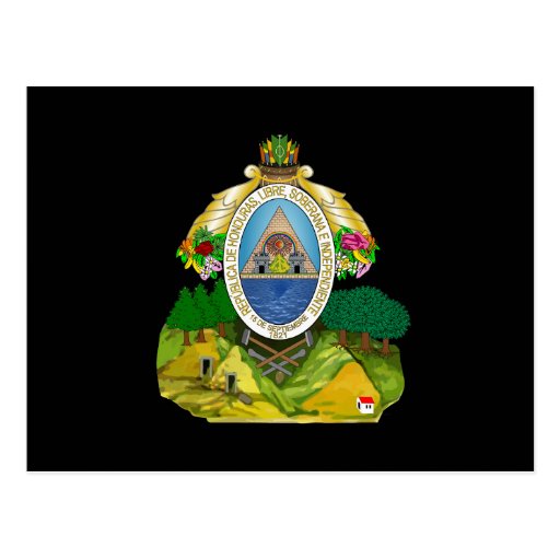 Honduras Coat of Arms Post Card