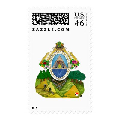 Honduras Coat of Arms Postage Stamps by kamranistan
