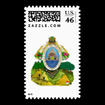 Honduras Coat of Arms postage