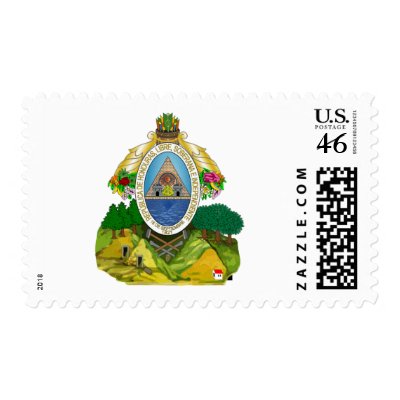 Honduras Coat of Arms Stamp by kamranistan