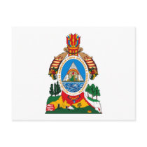 Honduras Coat of Arms Postcard