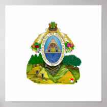 Honduras Coat of Arms Poster