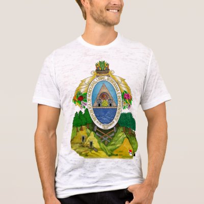 Honduras Coat of Arms T-shirt by kamranistan