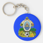 Honduras emblem coat of Arms soccer ball gifts Keychains