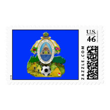 Honduras emblem coat of Arms soccer ball gifts Postage Stamps